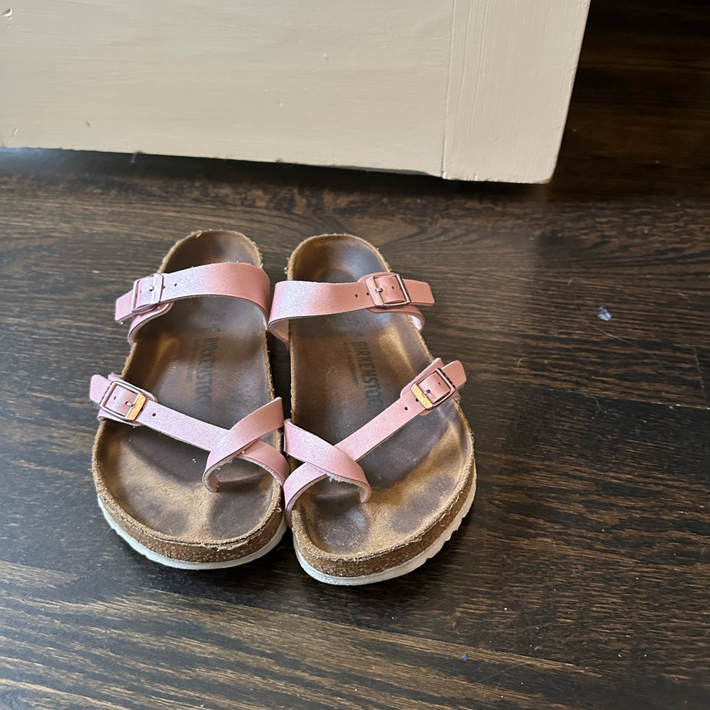 Birkenstock Mayari Icy Metallic Old Rose Birko-Flor